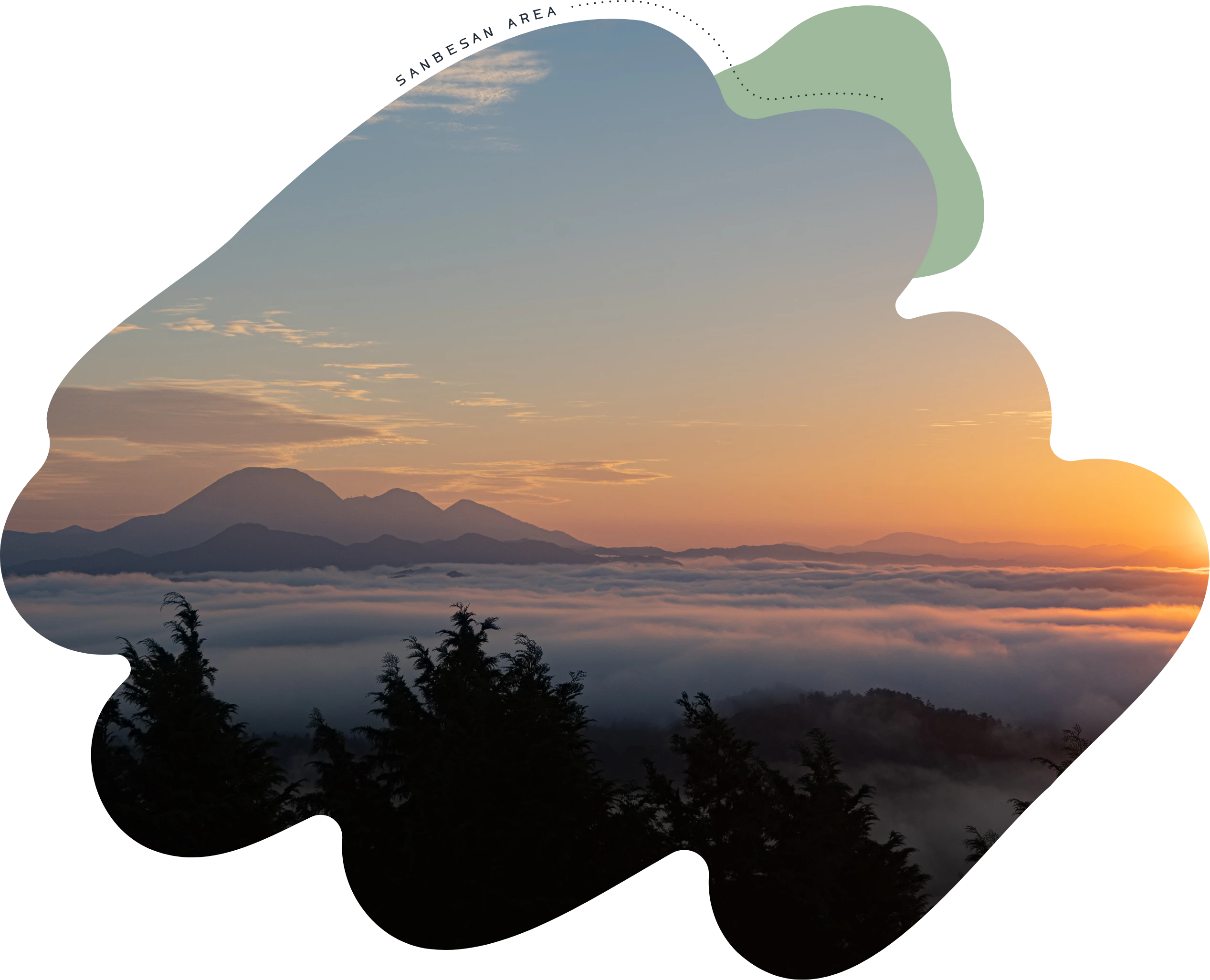 三瓶山エリア